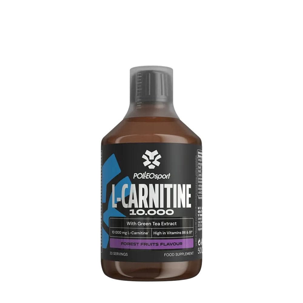 POLLEOsport - L-karnitin 10.000 - Skovbær, 500 ml – POLLEOsport emballage