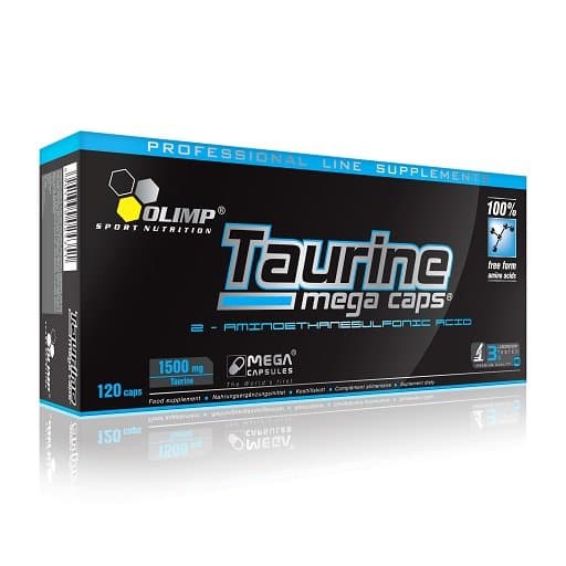 Olimp Labs - Taurine Mega Caps - 120 capsules – verpakking