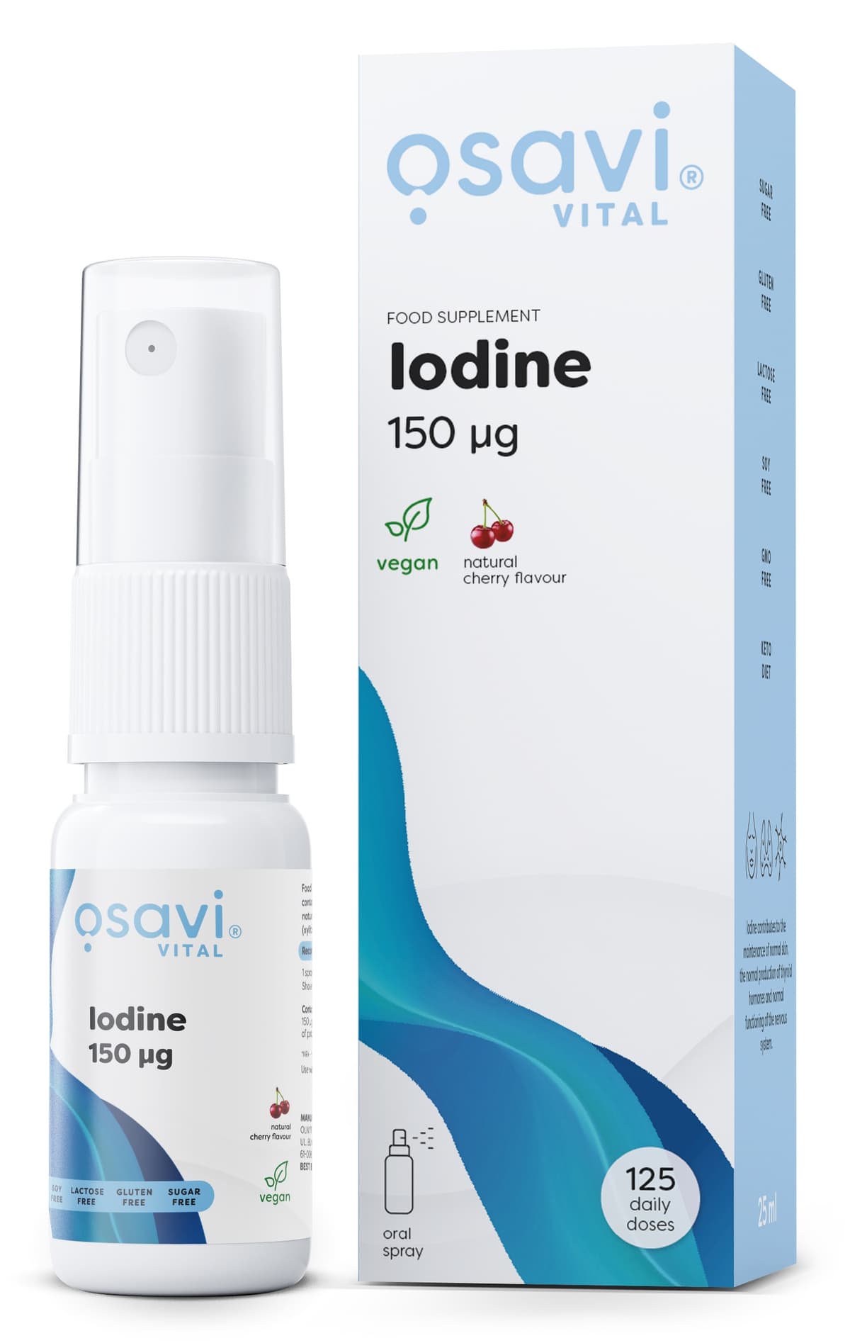 Iodine Oral Spray Cherry - 25ml | Osavi – Osavi packaging