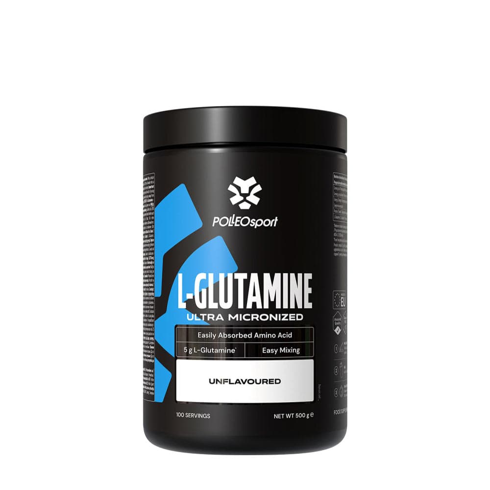 POLLEOsport - L-glutamin - 500 g – POLLEOsport emballage