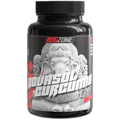 Big Zone - NovaSol® Curcumin - 90 Flüssigkapseln – Big Zone Verpackung