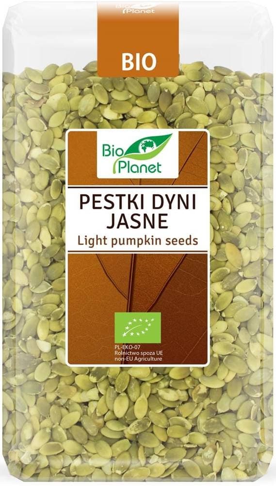 Bio Planet Pestki Dyni Jasne BIO 1 kg – Bio Planet packaging