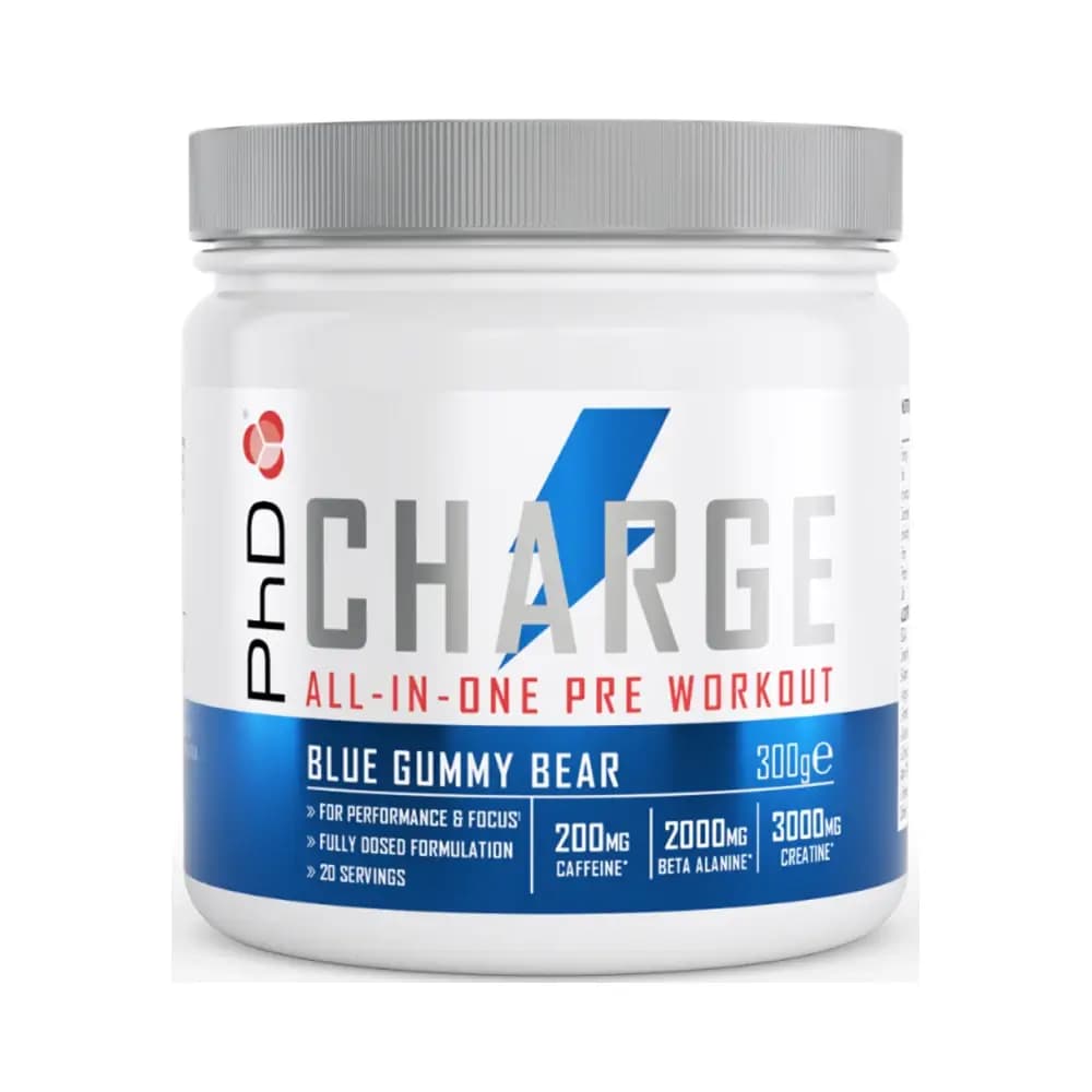 PhD Charge All-In-One Pre-Workout – PhD förpackning