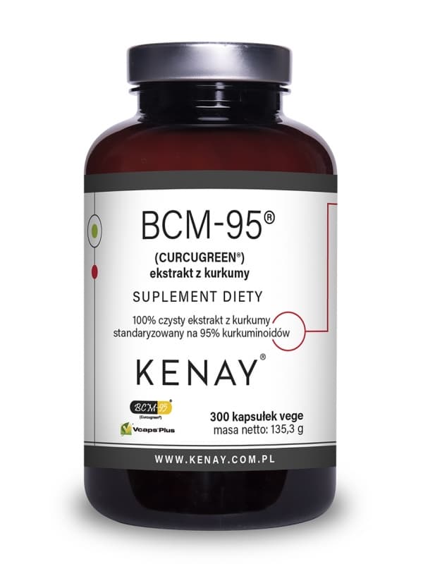Kenay - Bcm-95 Curcugreen gurkmejaextrakt – förpackning