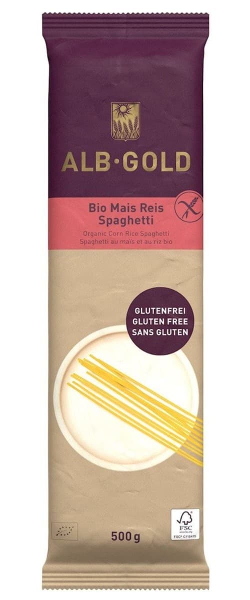Alb Gold Corn-Rice Gluten-Free Spaghetti 500 g | Bio Planet – Alb-Gold packaging