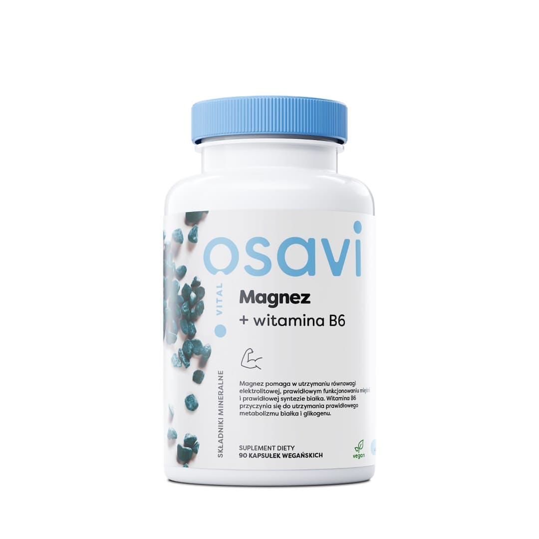 Osavi Magnez + Vitamine B6 90 capsules – Osavi packaging