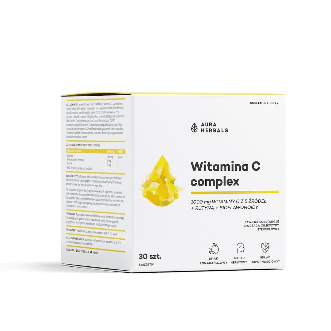 Aura Herbals - Vitamin C Complex – Aura Herbals förpackning
