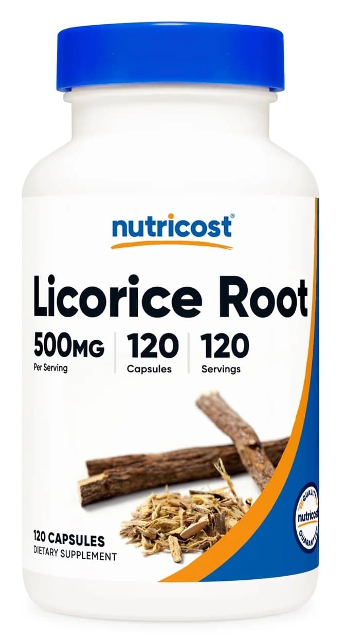 Nutricost - Korzeń lukrecji - 120 kapsułek – Nutricost opakowanie