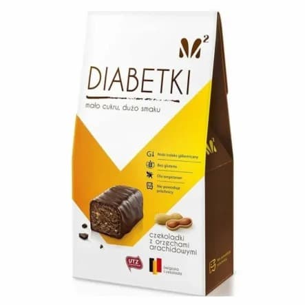 DIABETKI Sugar-Free Peanut Chocolate 100 g | EKO WITAL – EkoWital packaging