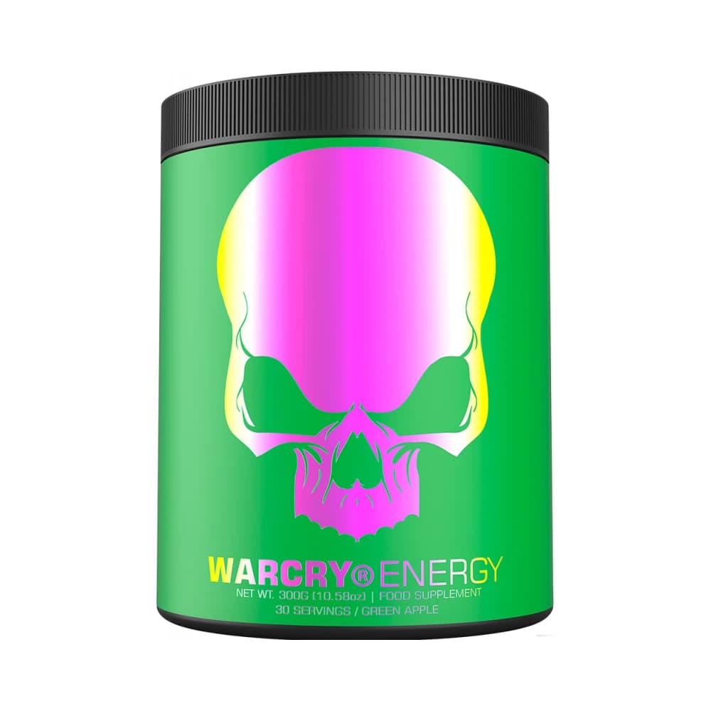 Genius Nutrition - WARCRY Energy - Green Apple - 300g – Genius Nutrition emballage