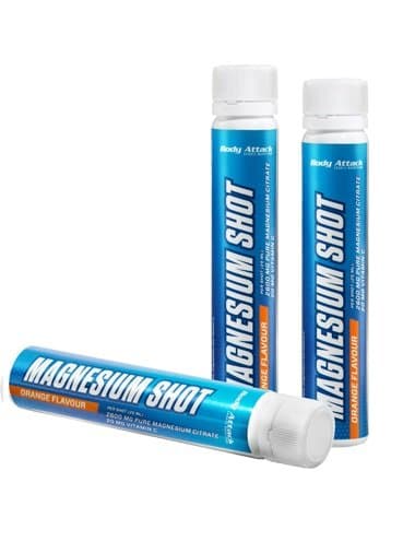 Body Attack - Magnesium-Shots - Orange, 20 × 25 ml