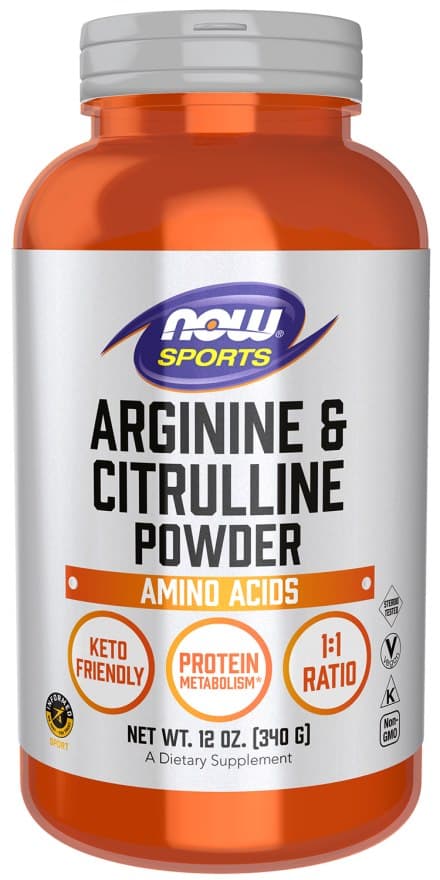 Now Foods - Arginine & Citrulline – NOW Foods packaging