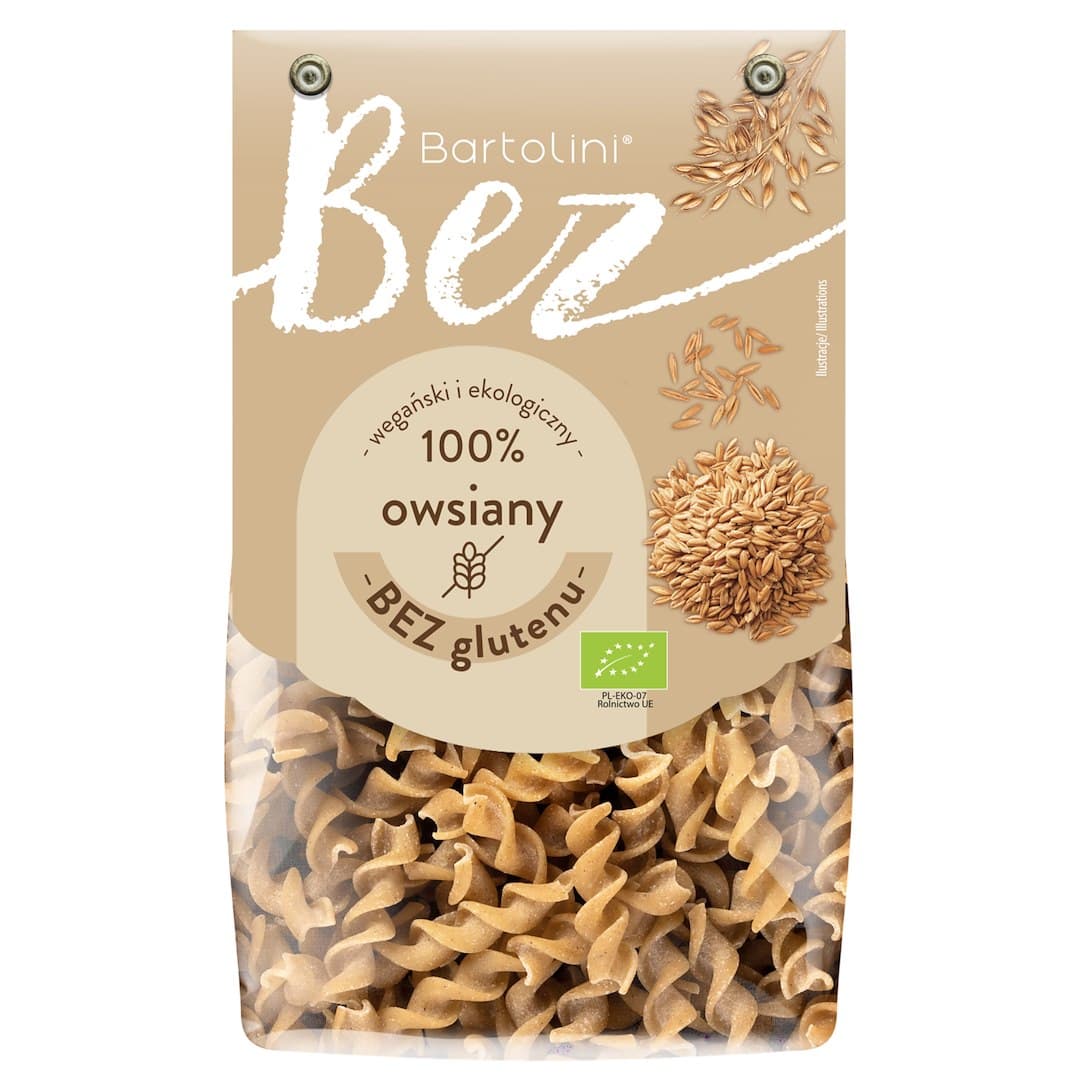 Bartolini - BEZ Oat Pasta gluten-free pasta – Bartolini packaging