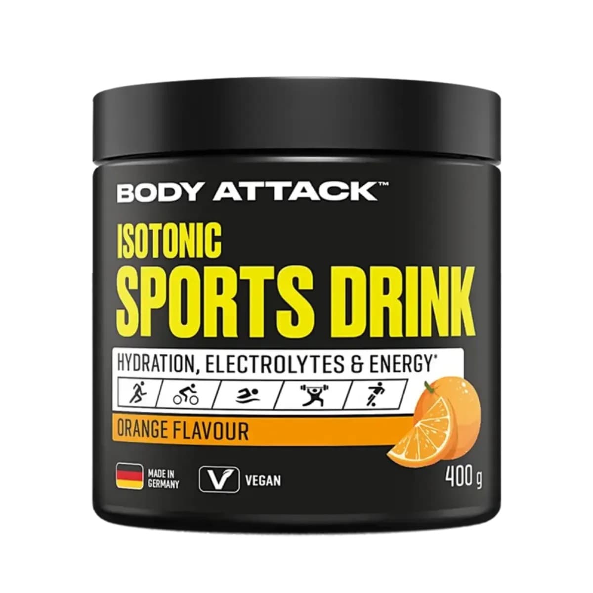 Body Attack - Isotonisk sportsdrik – emballage