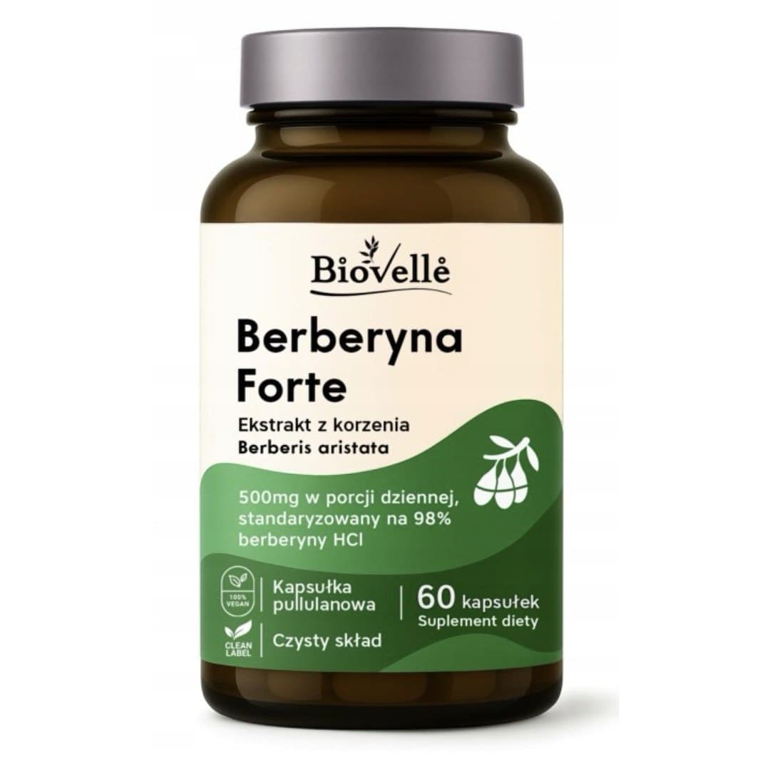 Biovelle - Berberin Forte - 60 kapsler – emballage