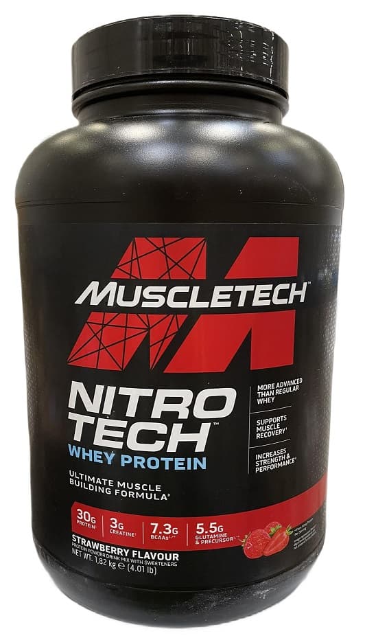 Muscletech - Nitro-Tech Strawberry - 1820g – Muscletech packaging