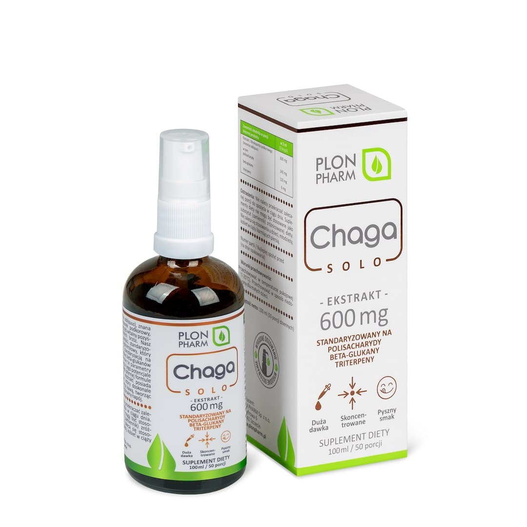 Plon Pharm - Chaga Solo Extrakt in Flüssigkeit 100ml