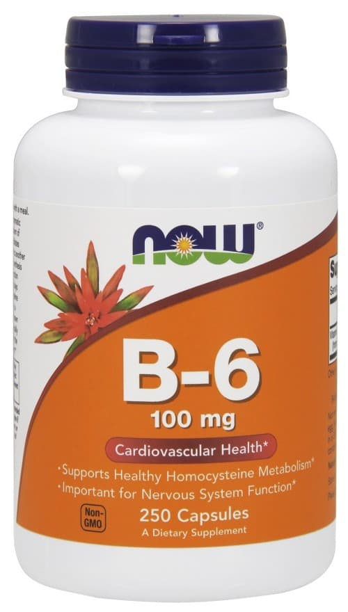 NOW Foods - Witamina B-6 – NOW Foods opakowanie
