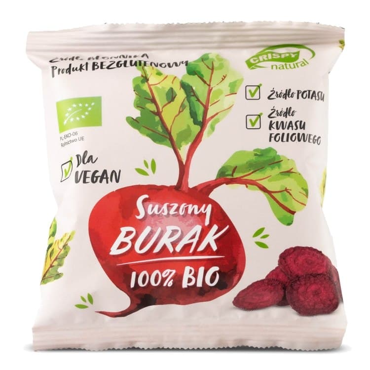 Crispy Natural Burak BIO 15 g – Crispy Natural förpackning