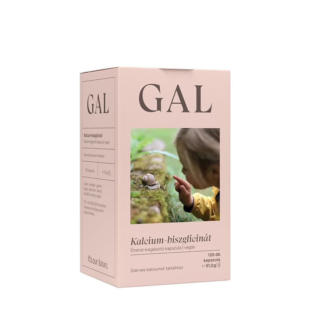 GAL Calcium Bisglycinat Til Børn - 120 Kapsler – GAL emballage
