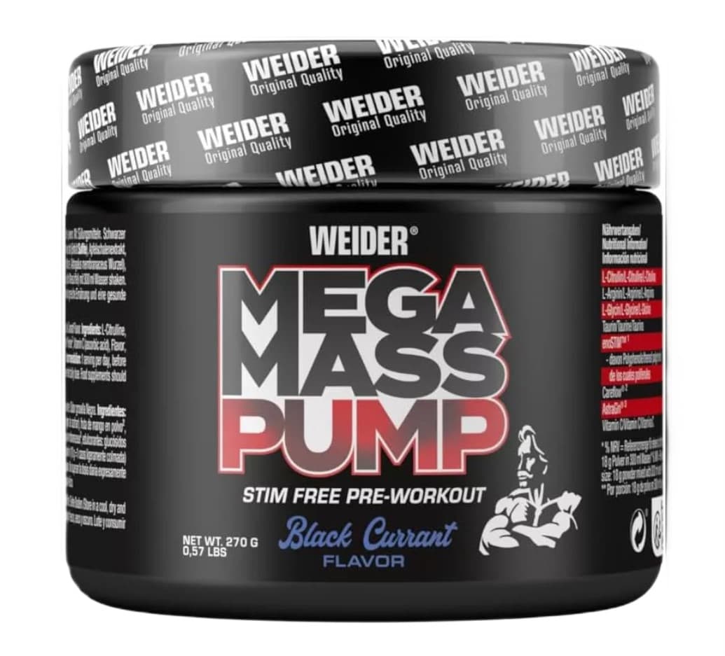 Weider - Mega Mass Pump – Weider opakowanie