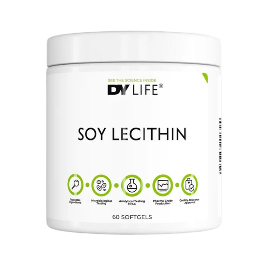 DY LIFE - Soy Lecithin - 60 softgels – DY LIFE förpackning