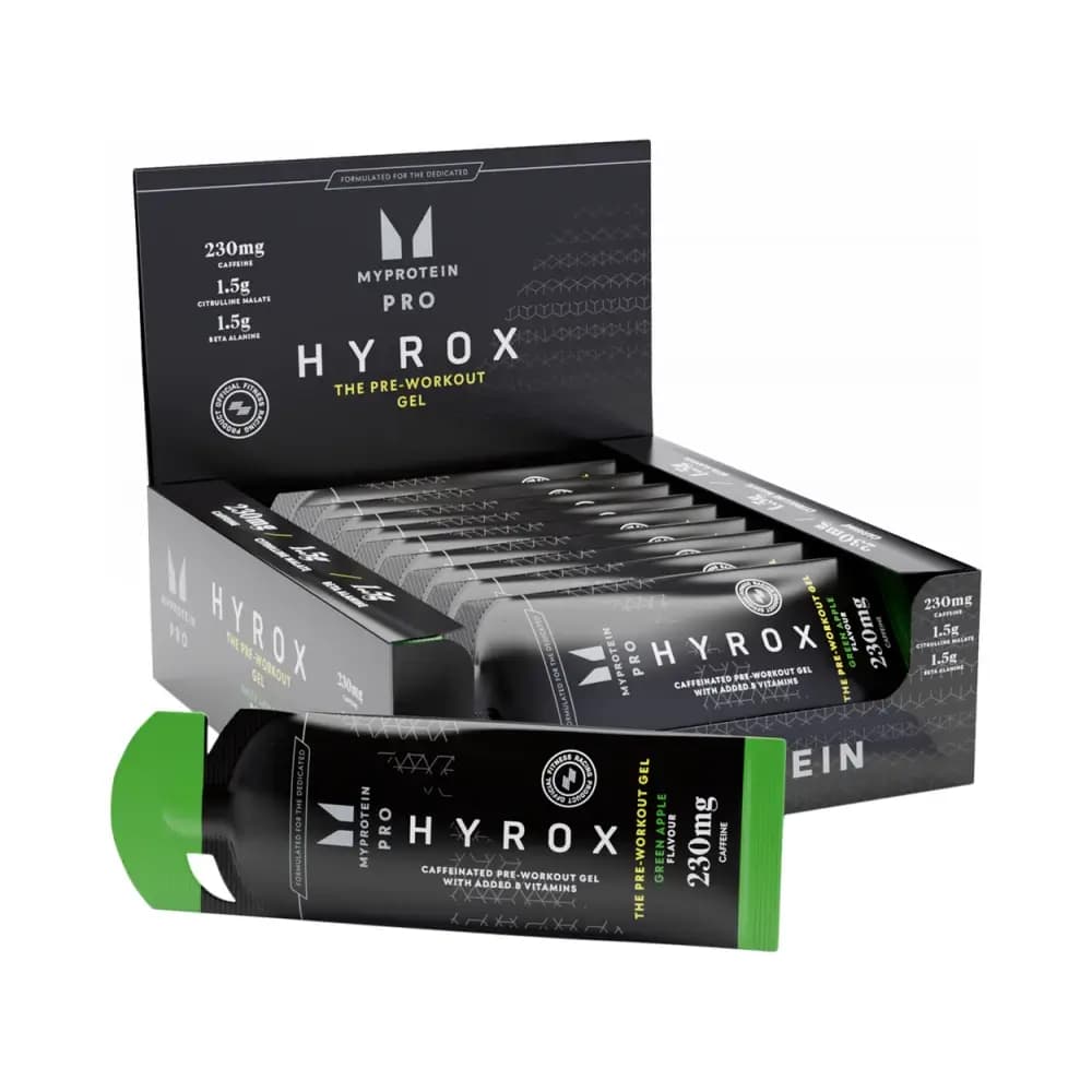 Myprotein PRO x HYROX Pre-Workout Gel – Myprotein förpackning