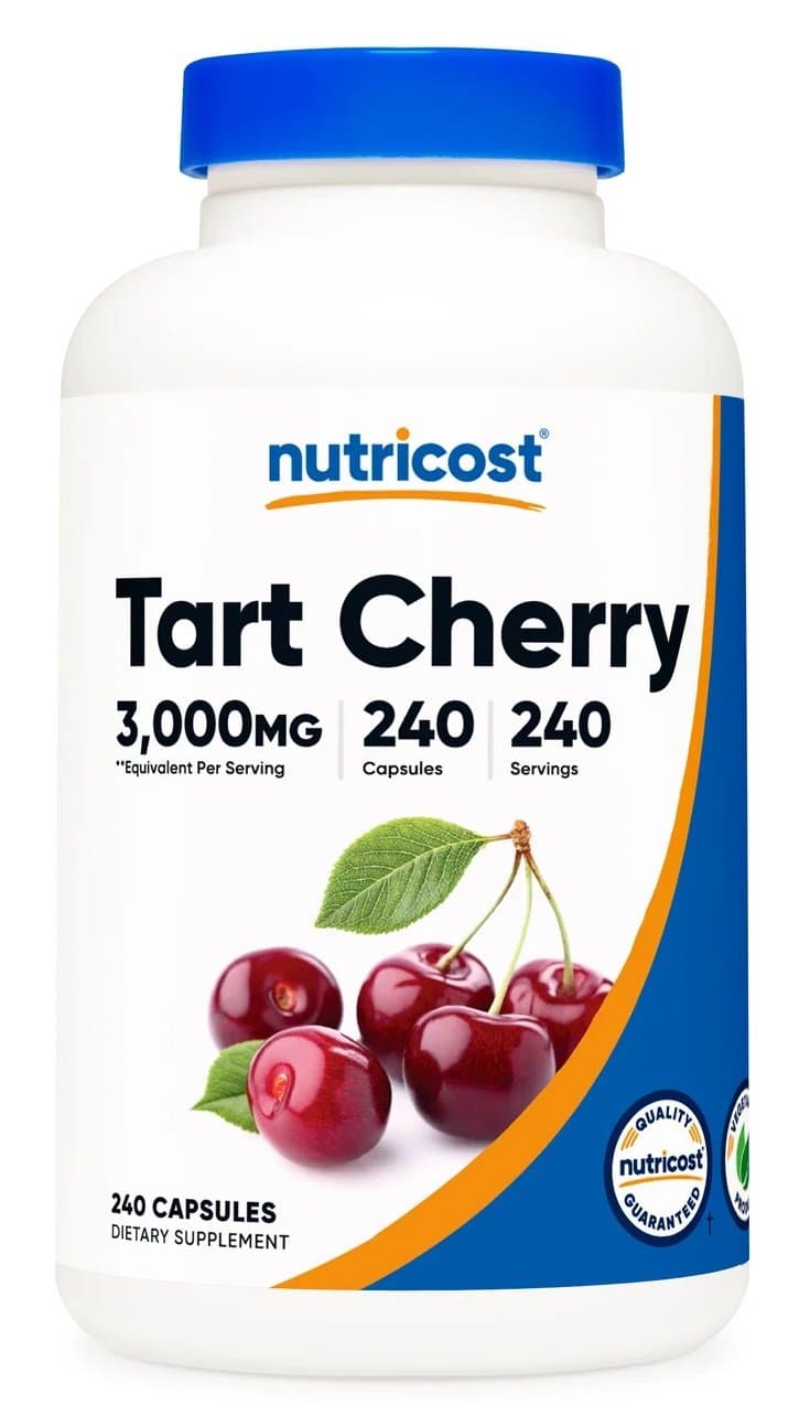 Nutricost - Tart Cherry Extract 300mg - 240 Capsules – Nutricost opakowanie