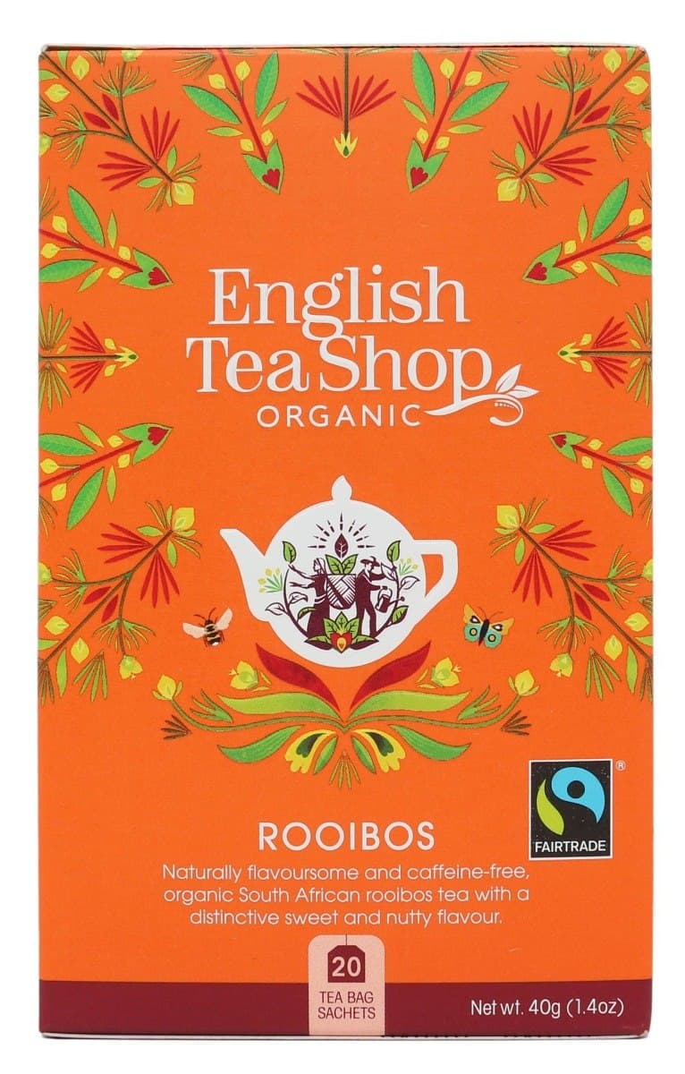 ENGLISH TEA SHOP Herbatka Rooibos BIO (20 x 2 g) 40 g | EKO WITAL – English Tea Shop packaging