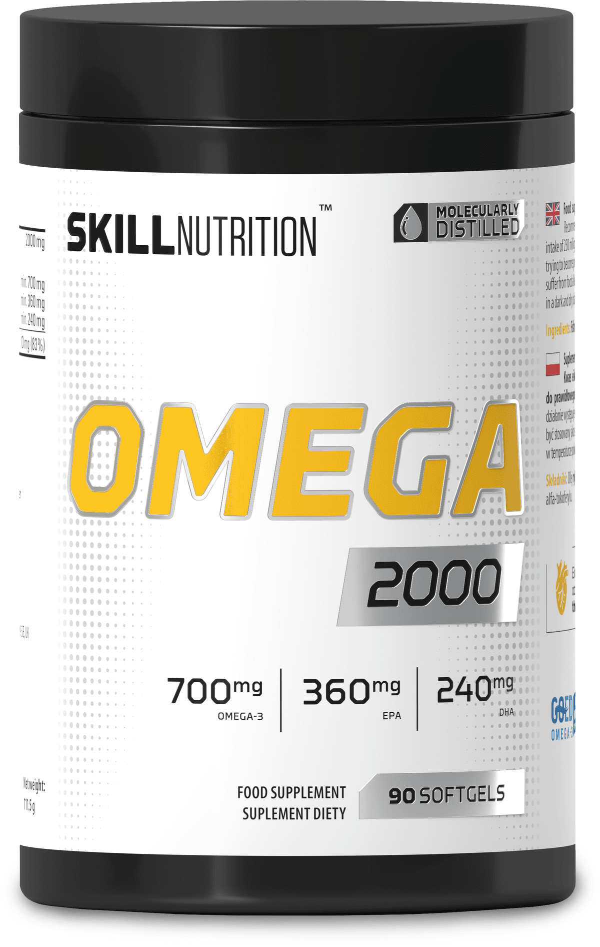 Skill Nutrition - Omega 2000 – Skill Nutrition förpackning