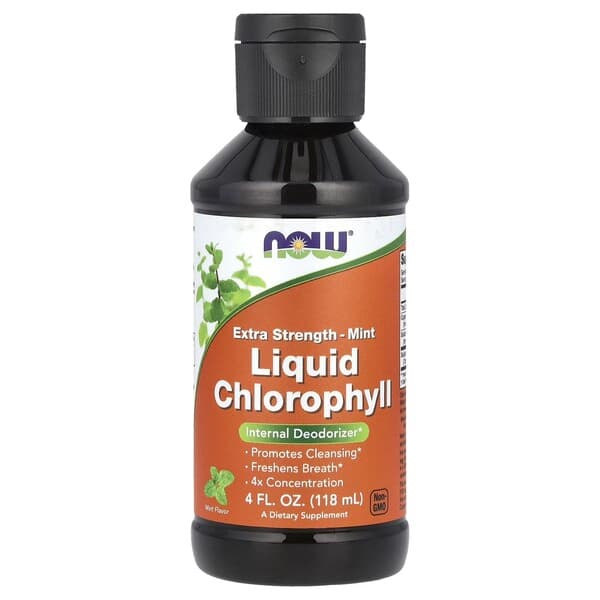 NOW Foods - Extra Strength Liquid Chlorophyll – NOW Foods opakowanie