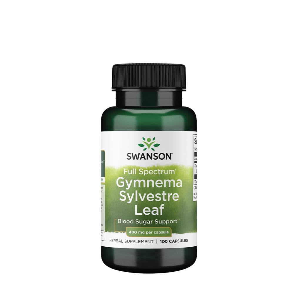 Swanson Full Spectrum® Gymnema Sylvestre Leaf 400mg kapsułki – Swanson packaging
