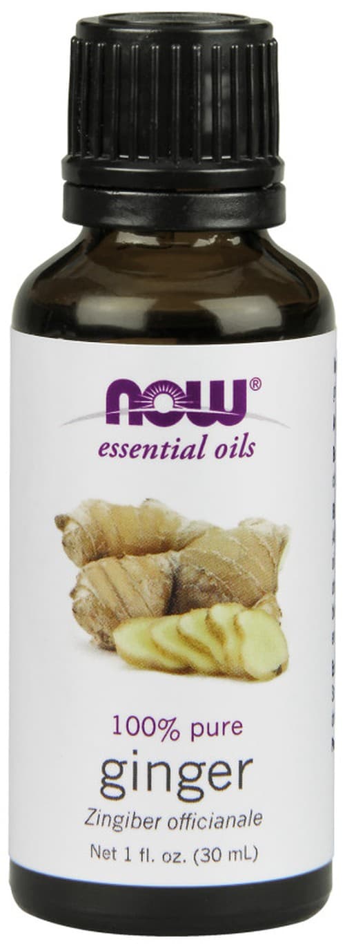 NOW Foods - Olejek eteryczny, Olejek z imbiru - 30ml – NOW Foods opakowanie