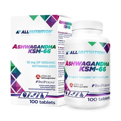 Allnutrition - Ashwagandha KSM-66 - 100 Tabs – Allnutrition förpackning