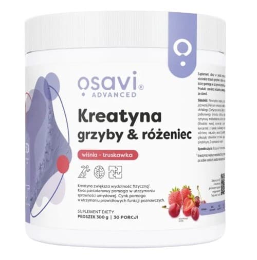 Osavi - Creatine Mushrooms & Rhodiola – Osavi opakowanie
