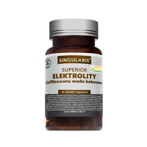Singularis Elektrolyte Liofizierte Kokoswasser 30 Kapseln – Singularis Verpackung