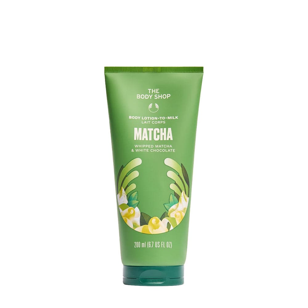 The Body Shop - Kroppssmör med vispad matcha och vit choklad