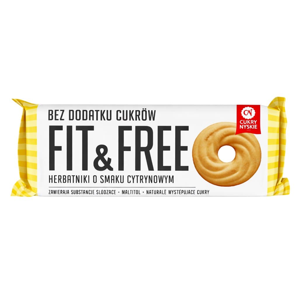 Cukry Nyskie - Fit&Free Sugar-Free Cookies – Cukry Nyskie förpackning