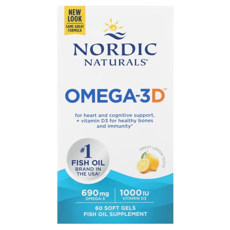 Nordic Naturals - Omega-3D – Nordic Naturals förpackning