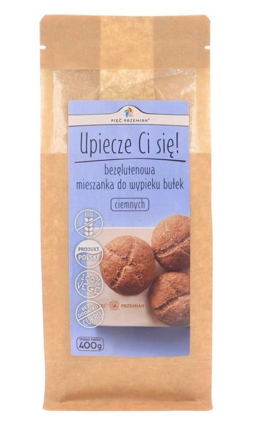 Pięć Przemian - Glutenfri blandning för bakning av bullar – Pięć Przemian packaging