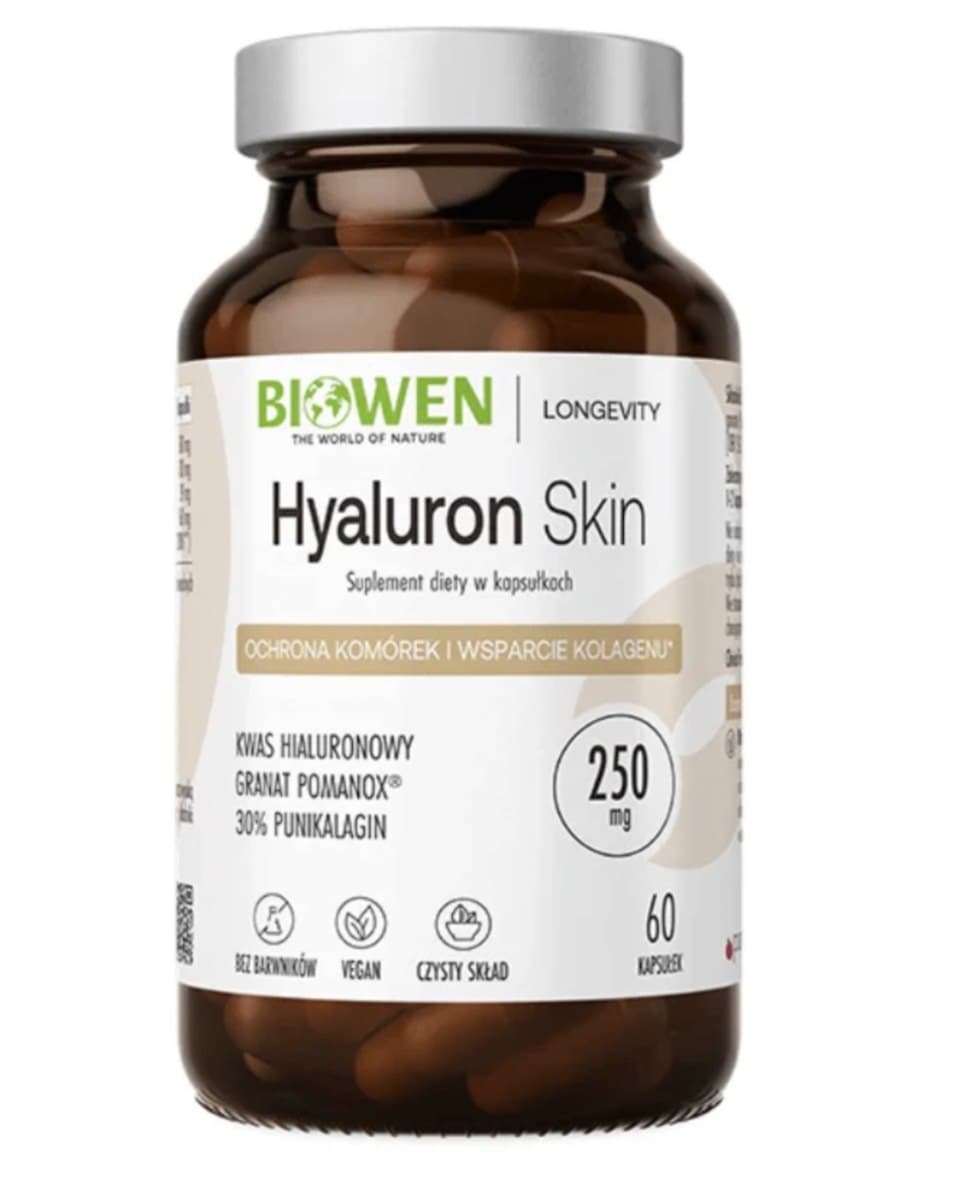 Biowen Hyaluron Skin 60 capsules – Biowen packaging