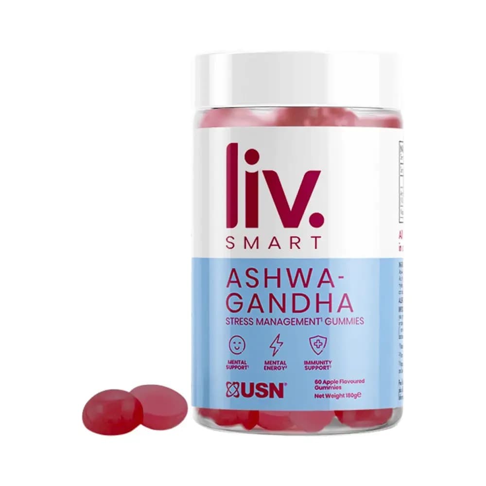 USN - Liv.Smart Ashwagandha Gummies – USN förpackning