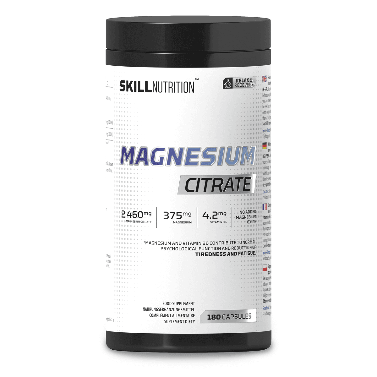 Skill Nutrition - Magnesio Citrato – Skill Nutrition empaque