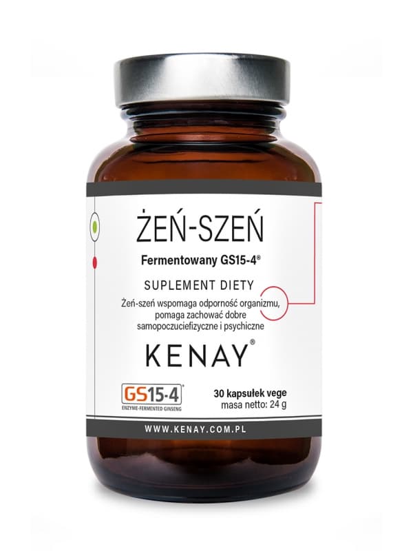Kenay - Fermented Ginseng GS15-4 - 30 Capsules – packaging