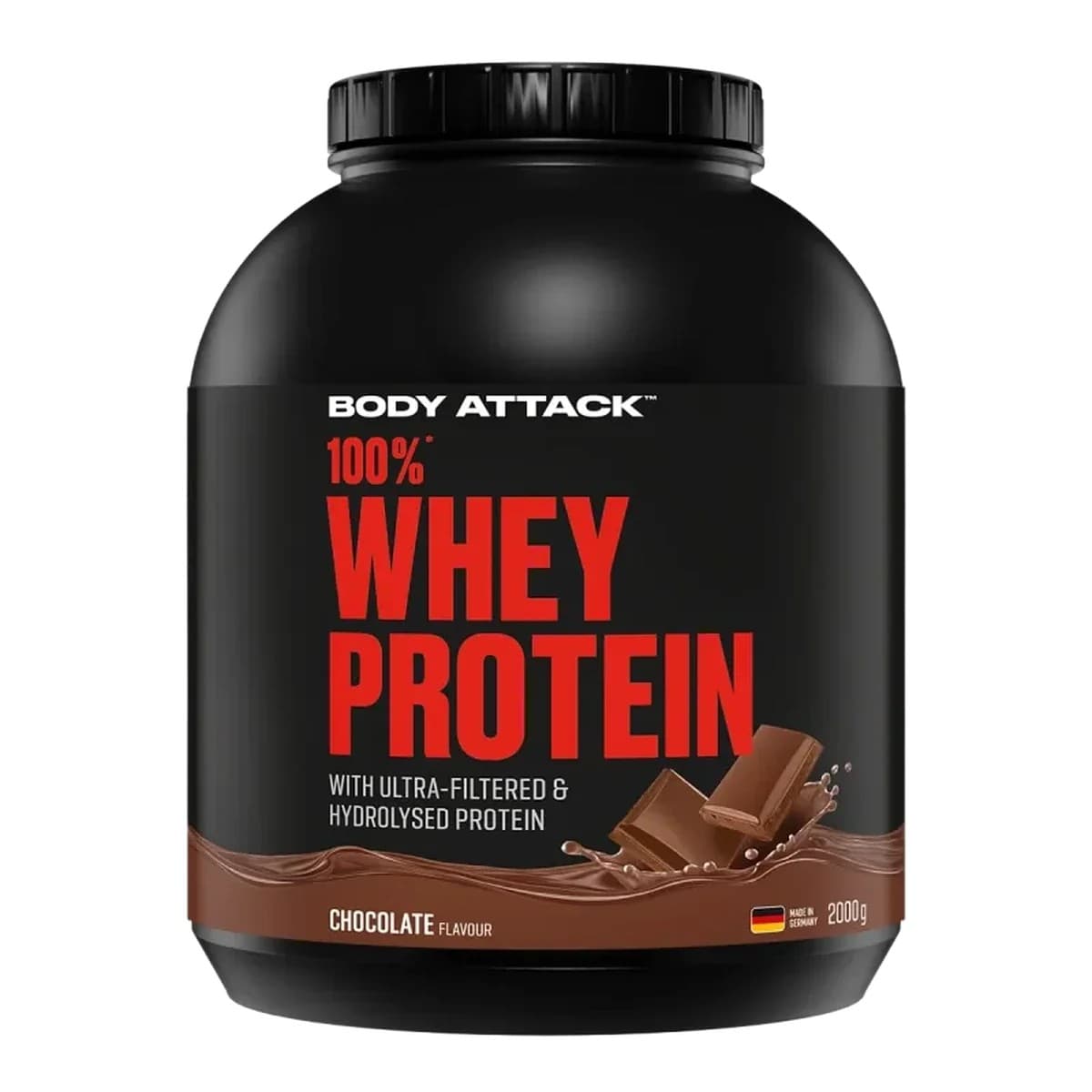Body Attack - Proteína de suero 100 % – empaque