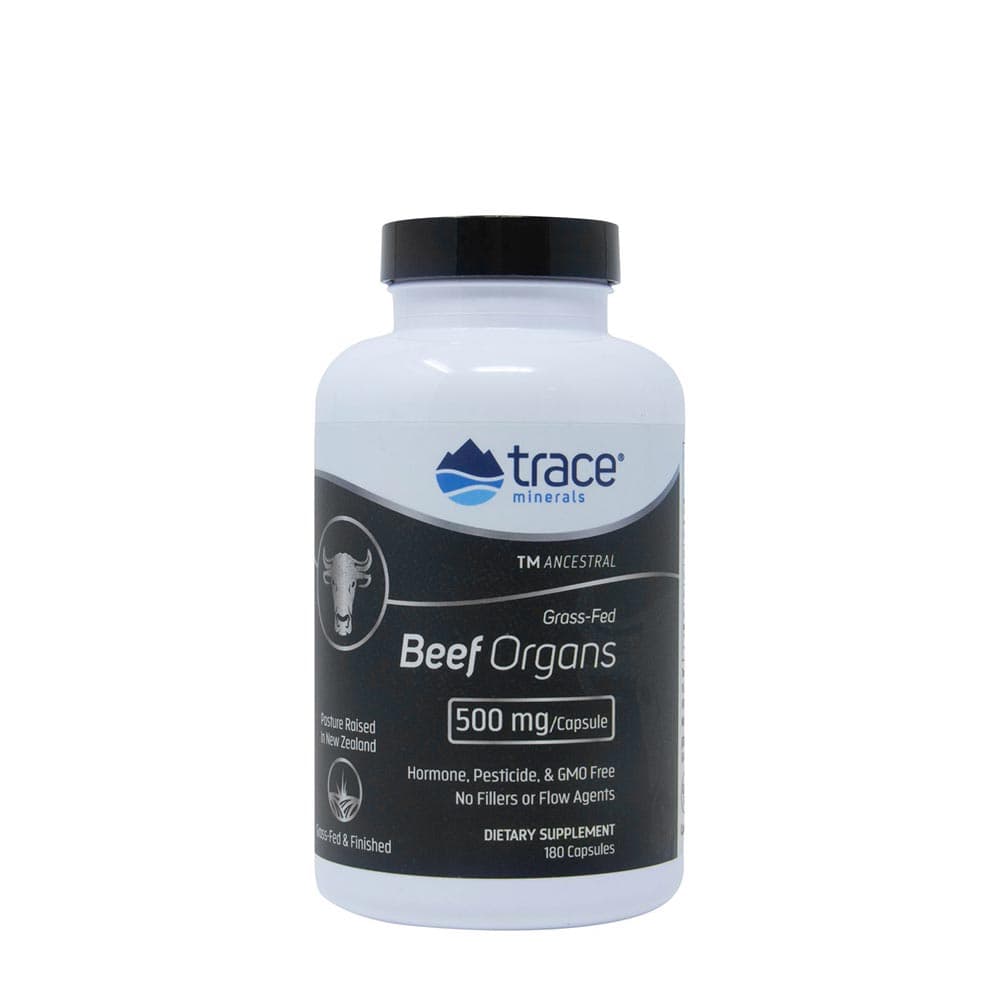 Trace Minerals TMAncestral Beef Organs - 180 cápsulas – Trace Minerals packaging