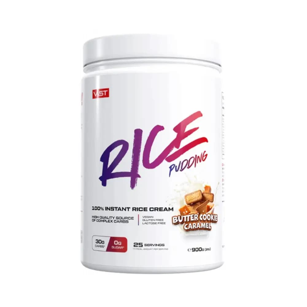 VAST - Instant Rice Pudding - Butter Cookie Caramel - 900g – VAST förpackning