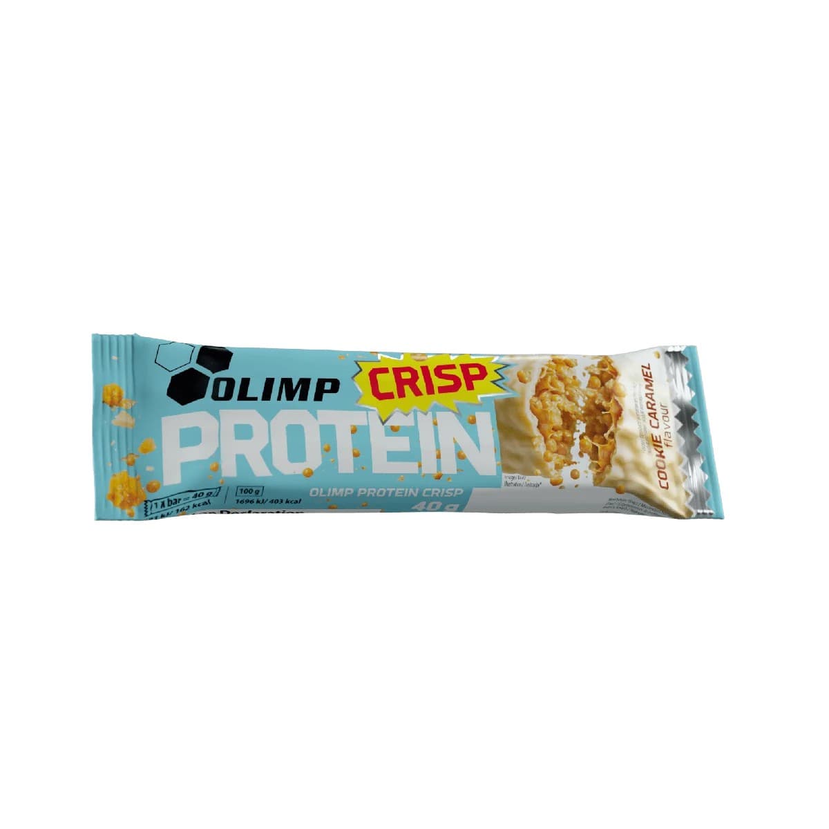 Olimp Labs - Olimp Protein Crisp bar caramel 40 g – Olimp Labs emballage
