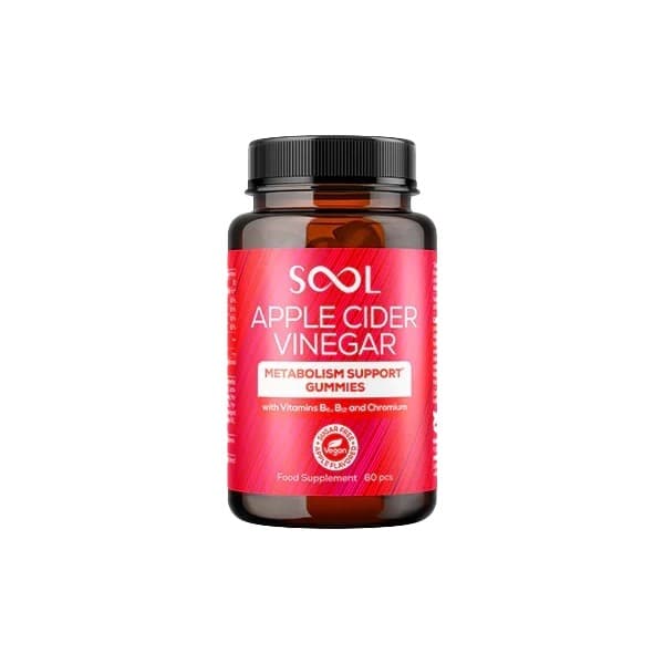 Apple Cider Vinegar Gummies - 60 gummies – SOOL förpackning