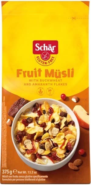 Schar Musli Frukt 375 g – Schär opakowanie